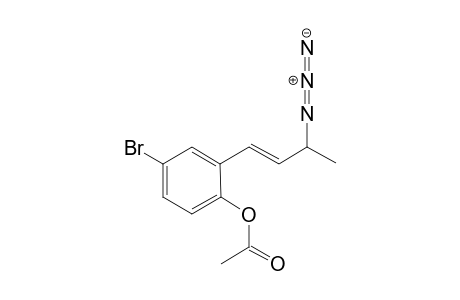 (E)-2-(3-azidobut-1-enyl)-4-bromophenyl acetate