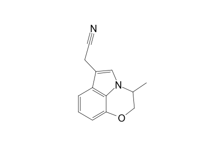 Pyrrolo[1,2,3-de]-1,4-benzoxazine-6-acetonitrile, 2,3-dihydro-3-methyl-, (.+-.)-