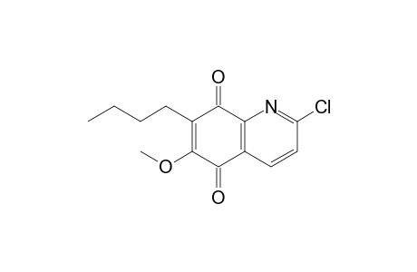 2-Chloro-6-methoxy-7-butyl-5,8-quinolinedione