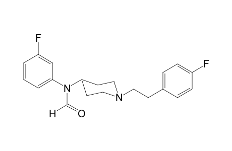 N-(3-Fluorophenyl)-N-(1-[2-(4-fluorophenyl)ethyl]piperidin-4-yl)formamide
