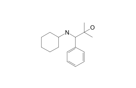 1-(cyclohexylamino)-2-methyl-1-phenylpropan-2-ol
