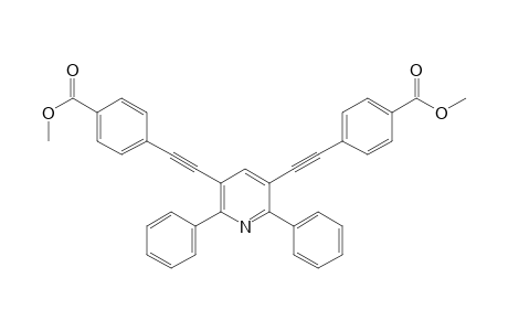 Dimethyl-4,4'-(2,6-diphenylpyridine-3,5-diyl)bis(ethyne-2,1-diyl)dibenzoate