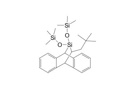 9,10-Dihydro-12-neopentyl-11,11-bis(trimethylsiloxy)-9,10(1'-silaethano) anthracene