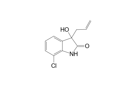 allyl-3-hydroxy-7-chlorooxyindole