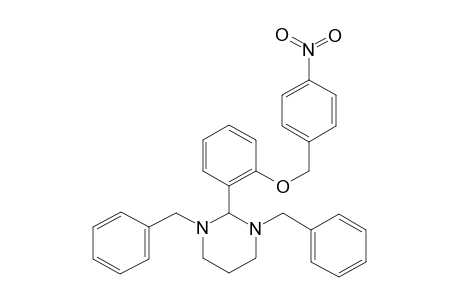1,3-Dibenzyl-2-[2-[(4-nitrophenyl)methoxy]phenyl]-1,3-diazinane