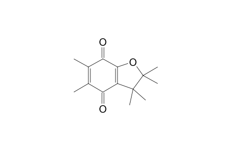 2,3-Dihydro-2,2,3,3,5,6-hexamethylbenzofuran-4,7-dione