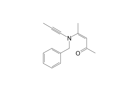 (Z)-4-[Benzyl(1-propynyl)amino]-3-penten-2-one
