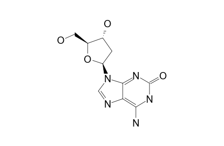 6-AMINO-9-(2-DEOXY-BETA-D-ERYTHRO-PENTOFURANOSYL)-1,9-DIHYDRO-2H-PURIN-2-ONE;2'-DEOXYISOGUANOSINE;ISOGD