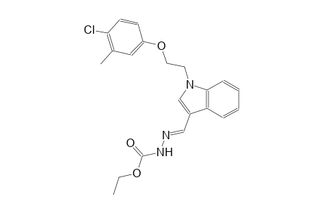 ethyl (2E)-2-({1-[2-(4-chloro-3-methylphenoxy)ethyl]-1H-indol-3-yl}methylene)hydrazinecarboxylate