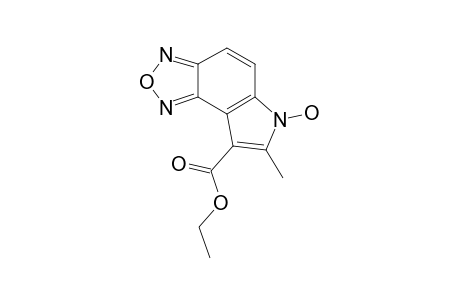 8-ETHOXYCARBONYL-6-HYDROXY-7-METHYLPYRROLO-[2.3-E]-BENZOFURAZAN