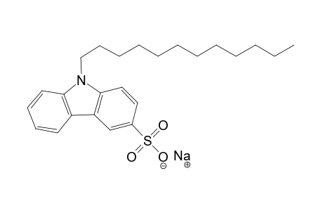 9-dodecylcarbazole-3-sulfonic acid, sodium salt