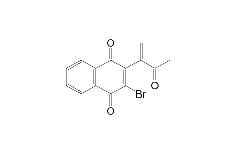 2-(1-acetylvinyl)-3-bromo-1,4-naphthoquinone