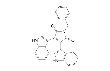 1H-Pyrrole-2,5-dione, 3,4-di-1H-indol-3-yl-1-(phenylmethyl)-