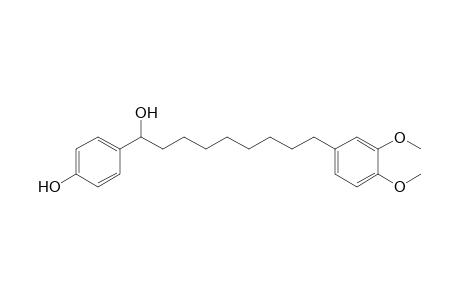 4-[9-(3,4-dimethoxyphenyl)-1-hydroxy-nonyl]phenol