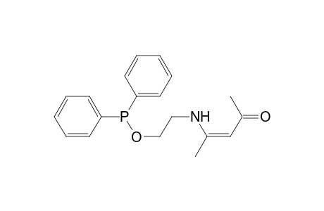 (Z)-4-(2'-((diphenylphosphanyl)oxy)ethylamino)pent-3-en-2-one