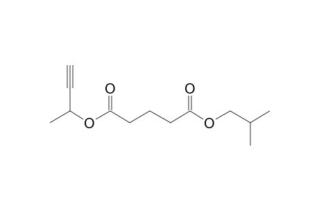 Glutaric acid, but-3-yn-2-yl isobutyl ester