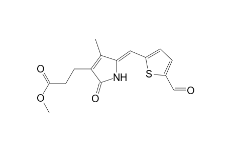 Methyl (Z)-2,5-dihydro-4-methyl-2-oxo-5-[(5'-formylthien-2'-yl)methylidene]-1H-pyrrole-3-propanoate
