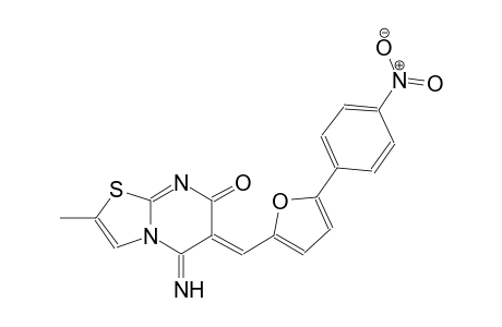 (6Z)-5-imino-2-methyl-6-{[5-(4-nitrophenyl)-2-furyl]methylene}-5,6-dihydro-7H-[1,3]thiazolo[3,2-a]pyrimidin-7-one