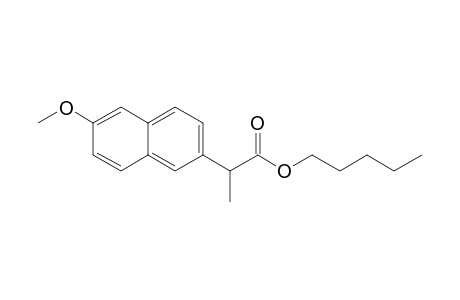 2-(6-Methoxy-2-naphthalenyl)propanoic acid pentyl ester