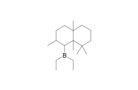 Isothujopsene, 5-diethylboryl-dihydro-