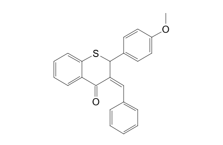 (3E)-3-(benzylidene)-2-(4-methoxyphenyl)thiochroman-4-one
