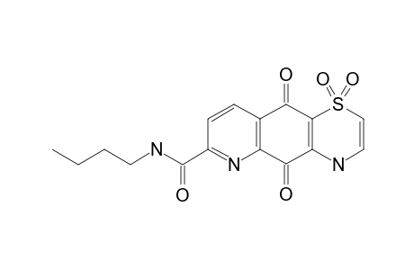 N-N-BUTYL-5,10-DIOXO-5,10-DIHYDRO-4H-[1,4]-THIAZINO-[2,3-G]-QUINOLINE-7-CARBOXAMIDE-1,1-DIOXIDE