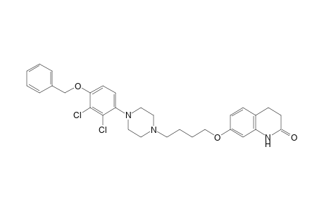 7-[4-[4-(2,3-dichloro-4-phenylmethoxyphenyl)-1-piperazinyl]butoxy]-3,4-dihydro-1H-quinolin-2-one
