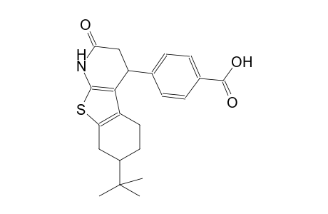 benzoic acid, 4-[7-(1,1-dimethylethyl)-1,2,3,4,5,6,7,8-octahydro-2-oxobenzo[4,5]thieno[2,3-b]pyridin-4-yl]-