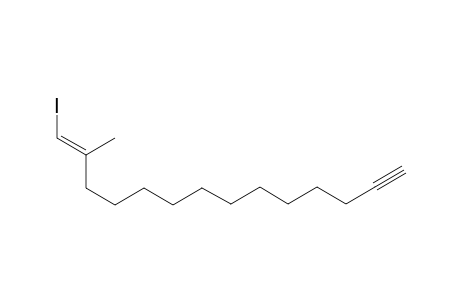 E-1-Iodo-2-methyltetradec-1-en-13-yne