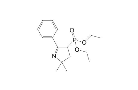 Diethyl-[(5,5-dimethyl-2-phenyl-delta1-pyrrolin-3-yl)-phosphonate]