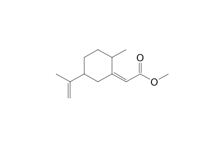 Methyl [5-isopropenyl-2-methylcyclohexylidene]acetate
