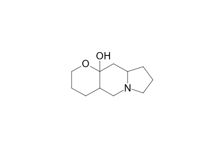 2,3,4,4a,5,7,8,9,9a,10-decahydropyrano[3,2-f]indolizin-10a-ol