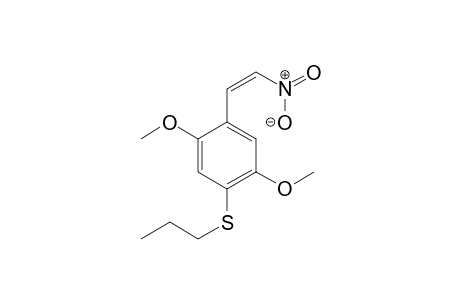 (Z)-1-(4-Propylthio-2,5-dimethoxyphenyl)-2-nitroethene