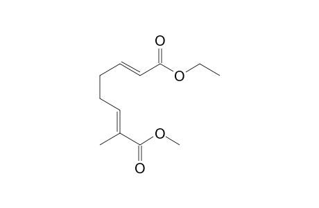 (2E,6E)-2-Methyl-octa-2,6-dienedioic acid 8-ethyl ester 1-methyl ester