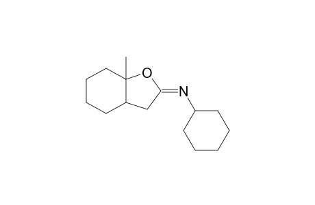 Octahydro-benzo[b]furan, 2-cyclohexylimino-7a-methyl-