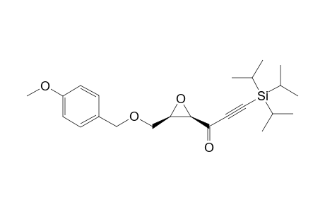 1-[(2R,3R)-3-(4-Methoxybenzyloxymethyl)-oxiranyl]-3-triisopropylsilyl-propynone