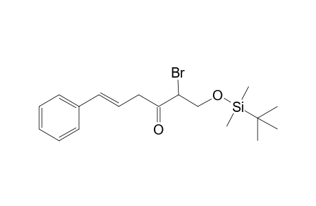 (E)-2-bromanyl-1-[tert-butyl(dimethyl)silyl]oxy-6-phenyl-hex-5-en-3-one