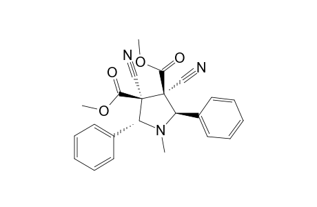 Dimethyl 2,3-cis / 3,4-trans / 4,5-trans-3,4-dicyano-1-methyl-2,5-diphenylpyrrolidine-3,4-dicarboxylat