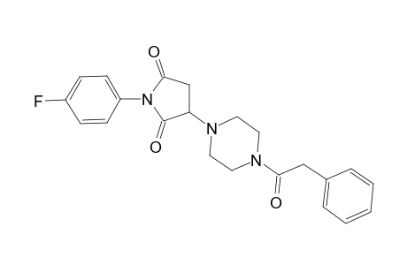 1-(4-fluorophenyl)-3-[4-(2-phenylacetyl)piperazin-1-yl]pyrrolidine-2,5-dione