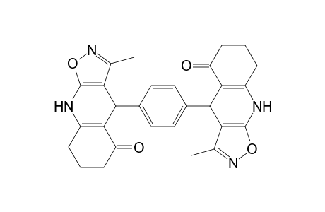 3-Methyl-4-(4-(3-methyl-4,5,6,7,8,9-hexahydroisoxazolo[5,4-b]quinolin-5-one-4-yl)phenyl)- 4,5,6,7,8,9-hexahydroisoxazolo[5,4-b]quinolin-5-one