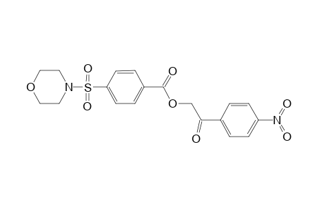 Benzoic acid, 4-(4-morpholinylsulfonyl)-, 2-(4-nitrophenyl)-2-oxoethyl ester