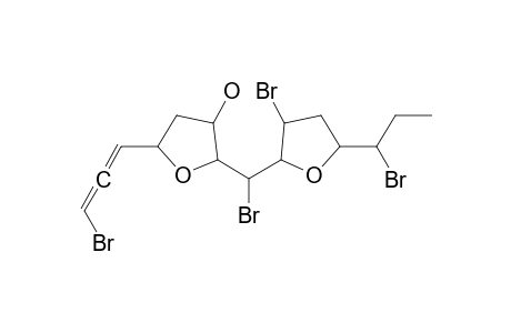 2-[bromo-[3-bromo-5-(1-bromopropyl)oxolan-2-yl]methyl]-5-(3-bromopropa-1,2-dienyl)oxolan-3-ol