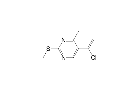 5-(1-Chloranylethenyl)-4-methyl-2-methylsulfanyl-pyrimidine