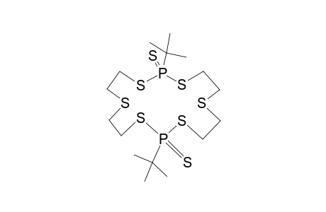 2,10-ditert-butyl-2,10-disulfanylidene-1,3,6,9,11,14-hexathia-2$l^{5},10$l^{5}-diphosphacyclohexadecane