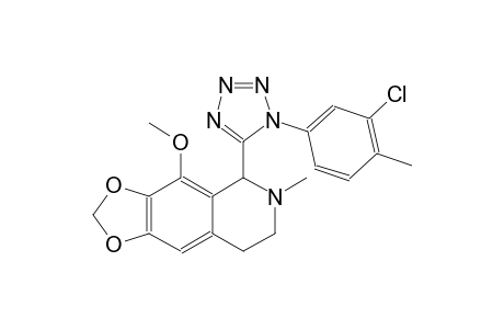 5-[1-(3-chloro-4-methylphenyl)-1H-tetraazol-5-yl]-4-methoxy-6-methyl-5,6,7,8-tetrahydro[1,3]dioxolo[4,5-g]isoquinoline