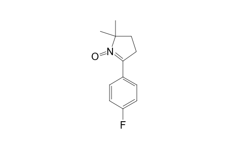 5,5-DIMETHYL-2-(4'-FLUOROPHENYL)-PYRROLINE-N-OXIDE;3,4-DIHYDRO-2,2-DIMETHYL-5-(4'-FLUOROPHENYL)-2H-PYRROLE-1-OXIDE