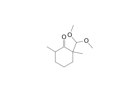Cyclohexanone, 2-[(methoxymethoxy)methyl]-2,6-dimethyl-