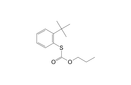 2-(Tert-butyl)benzenethiol, S-(N-propyloxycarbonyl)-