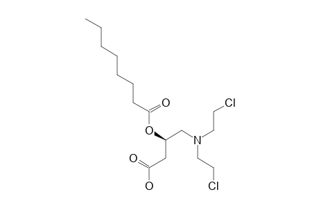 (R)-3-CAPRYLOYLOXY-4-[N,N-BIS-(2-CHLOROETHYL)-AMINO]-BUTYRIC-ACID