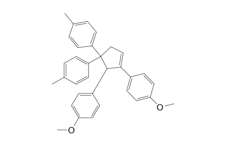 1,2-bis(p-Methoxyphenyl)-3,3-bis(p-tolyl)cyclopent-5(1)-ene